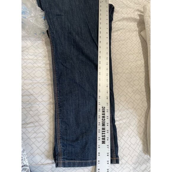 Carhartt Jeans Mans Cotton Blue Carpenter Flame resistant Size 50x30 - Picture 8 of 8